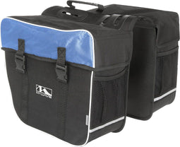 M-wave Dubbele Fietstas Amsterdam 30l Blauw