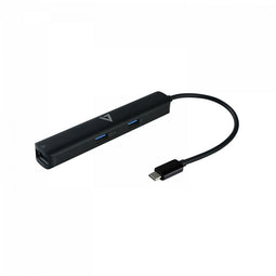 V7 UCMINIDOCK-PT - USB Hub - 5 Poorten - 100W - Zwart