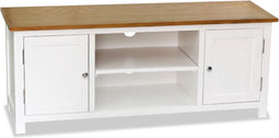 vidaXL - Tv-meubel - 120x35x48 - cm - massief - eikenhout