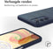 imoshion Hoesje - Geschikt voor Samsung Galaxy A14 (5G) / A14 (4G) - EasyGrip Backcover - Donkerblauw