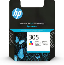 HP Cartridge - 305 - Origineel - Cyaan Magenta Geel (3 stuks)