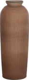 Light&living Vaas Ø30x70 cm CAMPOS glas mat bruin