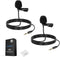 CM5 Lav-microfoon (2 stuks) 1,2 m bedrade clip-on lavalier-revers, omnidirectionele condensator, 3,5