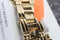 Guess Watches MOD HEAVY METAL - Polshorloge - Goudkleurig - Champagne wijzerplaat