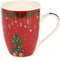 Kerstmokken in cadeau verpakking - 6 soorten - 1 stuks - Nuvole di Stoffa rood met cadeautje