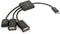 Gembird UHB-OTG-02 - Micro USB hub - 2x USB female en 1x micro USB female - Zwart