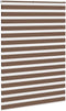 vidaXL - Zebra - rolgordijn - 165x200 - cm - stofbreedte - 160,9cm - polyester - bruin