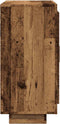 vidaXL - Dressoir - 92x35x75 - cm - bewerkt - hout - oud - houtkleurig