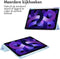 imoshion Tablet Hoes - Geschikt voor iPad Air 5 (2022) / Air 4 (2020) / Air 11 inch (2025) M3 / Air 11 inch (2024) M2 - Trifold Hardcase Bookcase - Lichtblauw