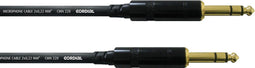 Cordial CFM 0.6 VV - Jackplug Instrumentenkabel 6,3 mm - 0,60 m Zwart