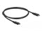Delock 86979 - USB-C Kabel - 40 Gbps 80 cm - Zwart