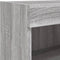 vidaXL - Tv-meubels - met - LED-verlichting - 2 - st - 80x30x30 - cm - grijs - sonoma