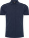 Mario Russo Korte Mouwen Overhemd - Polo Shirt Heren - Lucht doorlatend - M - Navy