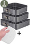 COOCK 3-delige Bakvorm Set - Springvorm - Antiaanbaklaag - 24 tot 28 cm diameter (3 stuks)