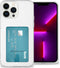 iMoshion Hoesje Geschikt voor iPhone 13 Pro Hoesje Met Pasjeshouder - iMoshion Softcase Backcover met pashouder - Transparant