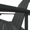 vidaXL - Tuinstoel - Adirondack - HDPE - antracietkleurig