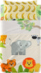 Set beddengoed HappyFriday Mr Fox Wild Multicolour Wieg voor baby's 2 Onderdelen