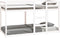 vidaXL - Stapelbed - 90x190 - cm - massief - grenenhout - wit