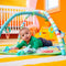 BRIGHT STARTS Unicorn Crew speel- en activiteitenmat, groen, inclusief speelgoed en afneembaar, vanaf de geboorte