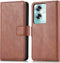 iMoshion Hoesje Geschikt voor Oppo A79 Hoesje - iMoshion Luxe Bookcase - Bruin