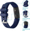 iMoshion Siliconen bandje Multipack voor de Fitbit Inspire - Zwart / Blauw / Grijs