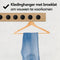 Infinity Goods 30 Houten Kledinghangers - Kleerhanger - Inkeping en Broeklat - Bruin