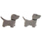 Deurhouder Home ESPRIT Polyester 32 x 15 x 24 cm (2 Stuks)