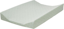 Cottonbaby - Aankleedkussenhoes - 100% katoen - driehoek mint