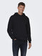 ONLY & SONS ONSCERES - Hoodie - Trekkoord capuchon 2 steekzakken - Zwart