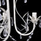 vidaXL - Kroonluchters - kristal - 2 - st - elegant - wit