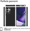 iMoshion Hoesje Geschikt voor Samsung Galaxy S23 Ultra Hoesje Shockproof - iMoshion Rugged Hybrid Carbon Case - Zwart