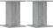 vidaXL - Plantenstandaards - 2 - st - 30x30x40 - cm - bewerkt - hout - grijs - sonoma