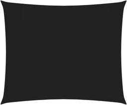 vidaXL - Zonnescherm - rechthoekig - 3,5x4,5 - m - oxford - stof - zwart