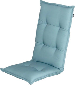Hartman Cuba - oceaan blauw - tuinkussen hoge rug - 123x50cm - standenstoel
