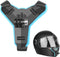 Techvavo® Helm Mount - Helmet mount - Universeel - Geschikt voor alle Actioncamera's - Zwart