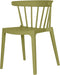 WOOOD Bliss Eetkamerstoel Tuinstoel - Kunststof - Matcha Groen - 75x52x53
