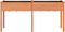 vidaXL - Plantenbak - met - voering - 161x45x76 - cm - massief - vurenhout - bruin