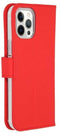 Accezz iPhone 12 Pro Max - Flip cover - Krasbestendig Schokbestendig - Rood