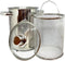 Haushalt RVS Aspergepan met Glazen Deksel - 21 cm - 4 Liter