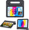 imoshion Tablet Hoes Kinderen - Geschikt voor iPad 11 (2025) 11 inch / 10e generatie (2022) 10.9 inch - Kidsproof Backcover met handvat - Zwart