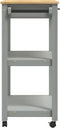 vidaXL - Keukentrolley - MONZA - 84x40x90 - cm - massief - grenenhout