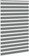 vidaXL - Zebra - rolgordijn - 150x230 - cm - stofbreedte - 145,9 - cm - donkergrijs