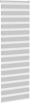 vidaXL - Zebra - rolgordijn - 70x230 - cm - stofbreedte - 65,9 - cm - lichtgrijs