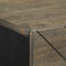 vidaXL - Dressoir - 40x33x75 - cm - massief - mangohout - zwart
