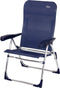 Crespo AL/206 - Strandstoel - Verstelbaar 7 standen - Donker blauw
