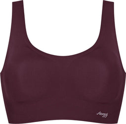 Sloggi Zero Feel Top - Dames - Zacht gevulde cups - Bordeaux - L