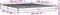 vidaXL - Bedframe - bewerkt - hout - metaal - grijs - sonoma - eiken - 180x200 - cm