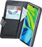 Azuri Xiaomi Mi Note 10/Note 10 Pro - Walletcase - 3 kaartsleuven - Zwart