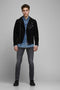 JACK & JONES JJIGLENN JJORIGINAL - Slim Fit Jeans - Zwart - W31 X L34
