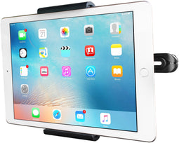 Mobiparts 47743 - Tablet Houder voor in de auto - 360 Graden draaibaar - Zwart